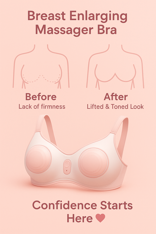 EcoWave® Tech – Electric Breast Enhancing Massager Bra