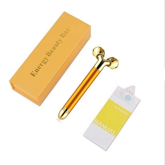 EcoWave® Tech – 50 % OFF Facial Massage Roller With Vibrating Beauty Bar