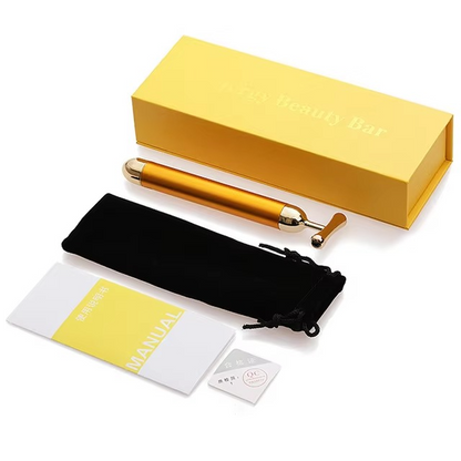 EcoWave® Tech – 50 % OFF Facial Massage Roller With Vibrating Beauty Bar