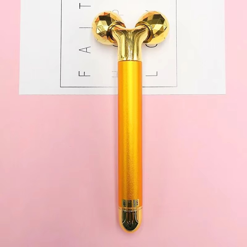 EcoWave® Tech – 50 % OFF Facial Massage Roller With Vibrating Beauty Bar