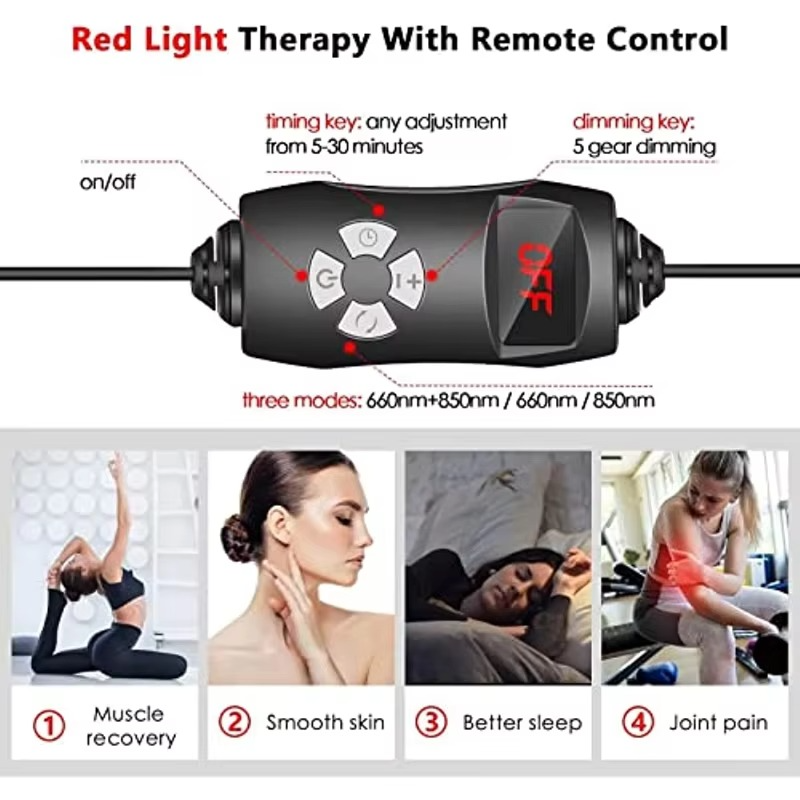 EcoWave® Tech – LED Red Light Therapy Lamp for Full-Body Wellness