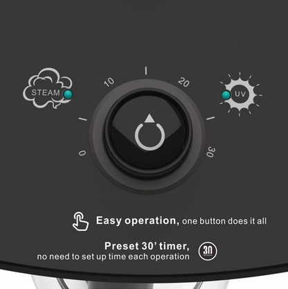 EcoWave® Tech – Nano Ionic Facial Steamer with Ozone Mist