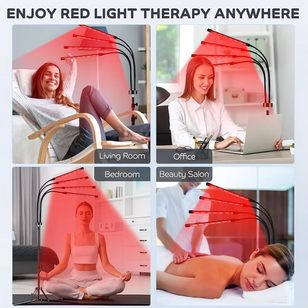 EcoWave® Tech – Full Body Infrared Red Light Therapy Lamp