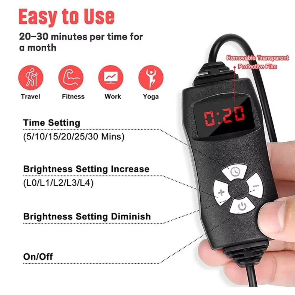 EcoWave® Tech – Full Body Infrared Red Light Therapy Lamp