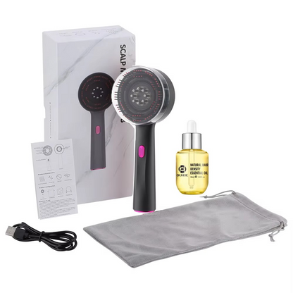 EcoWave® Tech – 50% OFF Scalp Brush with Red Light Hair Growth Technology