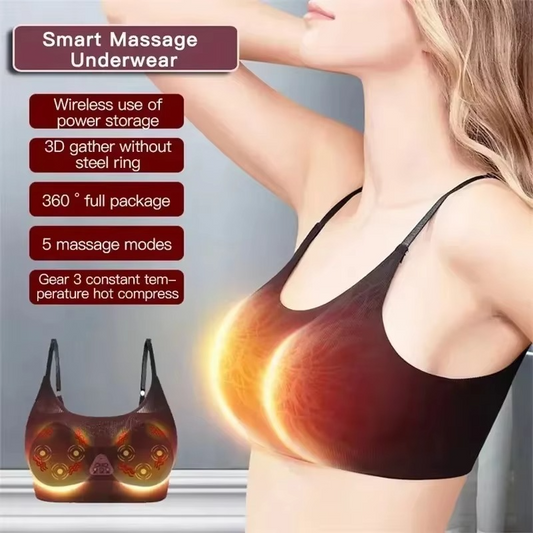 EcoWave® Tech – Electric Breast Enhancing Massager Bra