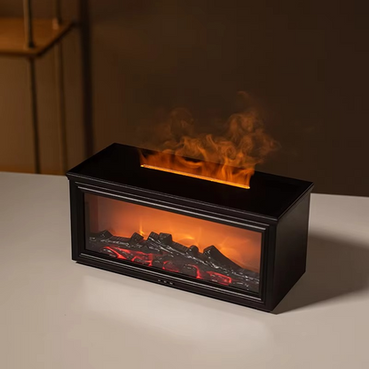 EcoWave® Tech – 3D Fireplace Flame Aroma Diffuser