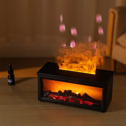 EcoWave® Tech – 3D Fireplace Flame Aroma Diffuser
