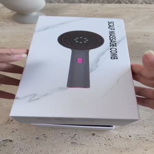 EcoWave® Tech – 50% OFF Scalp Brush with Red Light Hair Growth Technology